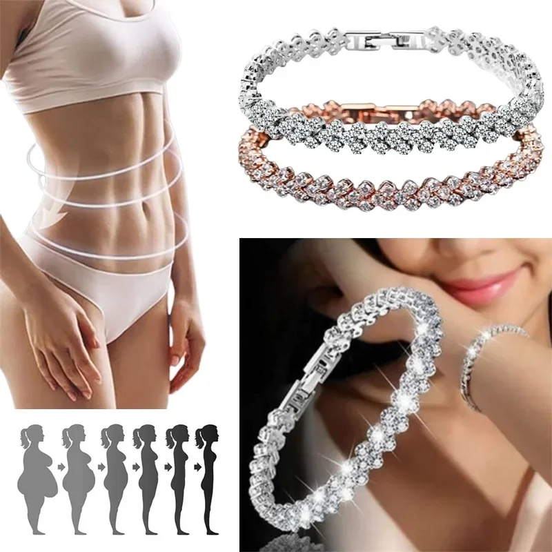 Coordinates Bracelet - Bracciale in cristallo da donna alla