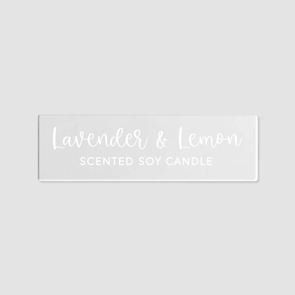 50 pz 45x15mm Personalizzato C - Personalised Candle Label recensione e prezzo