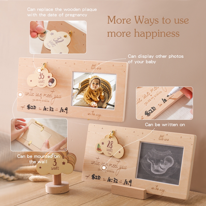 Sonogram Picture Frame Baby Ul - Engraved Wood Frame recensione e prezzo
