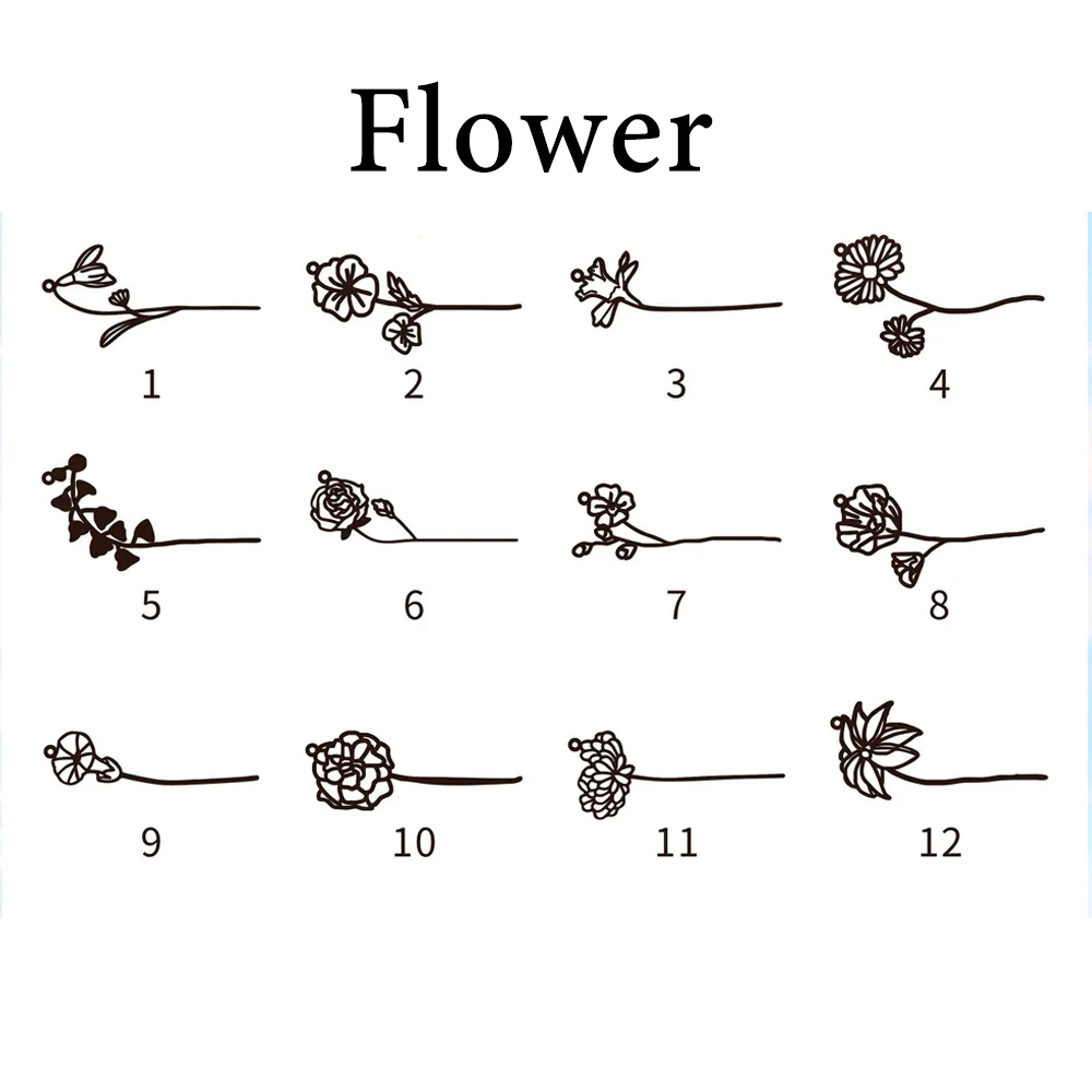 Haiyufly collana personalizzat - Birth Flower Necklace recensione e prezzo